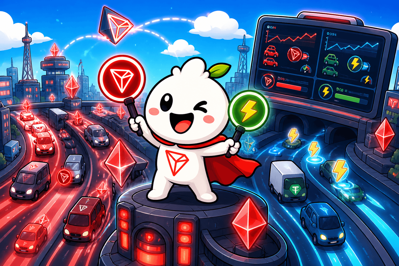 چرا فعالیت شبکه TRON هزینه های انتقال را تغییر می دهد — شبکه | Rent Energy Tron