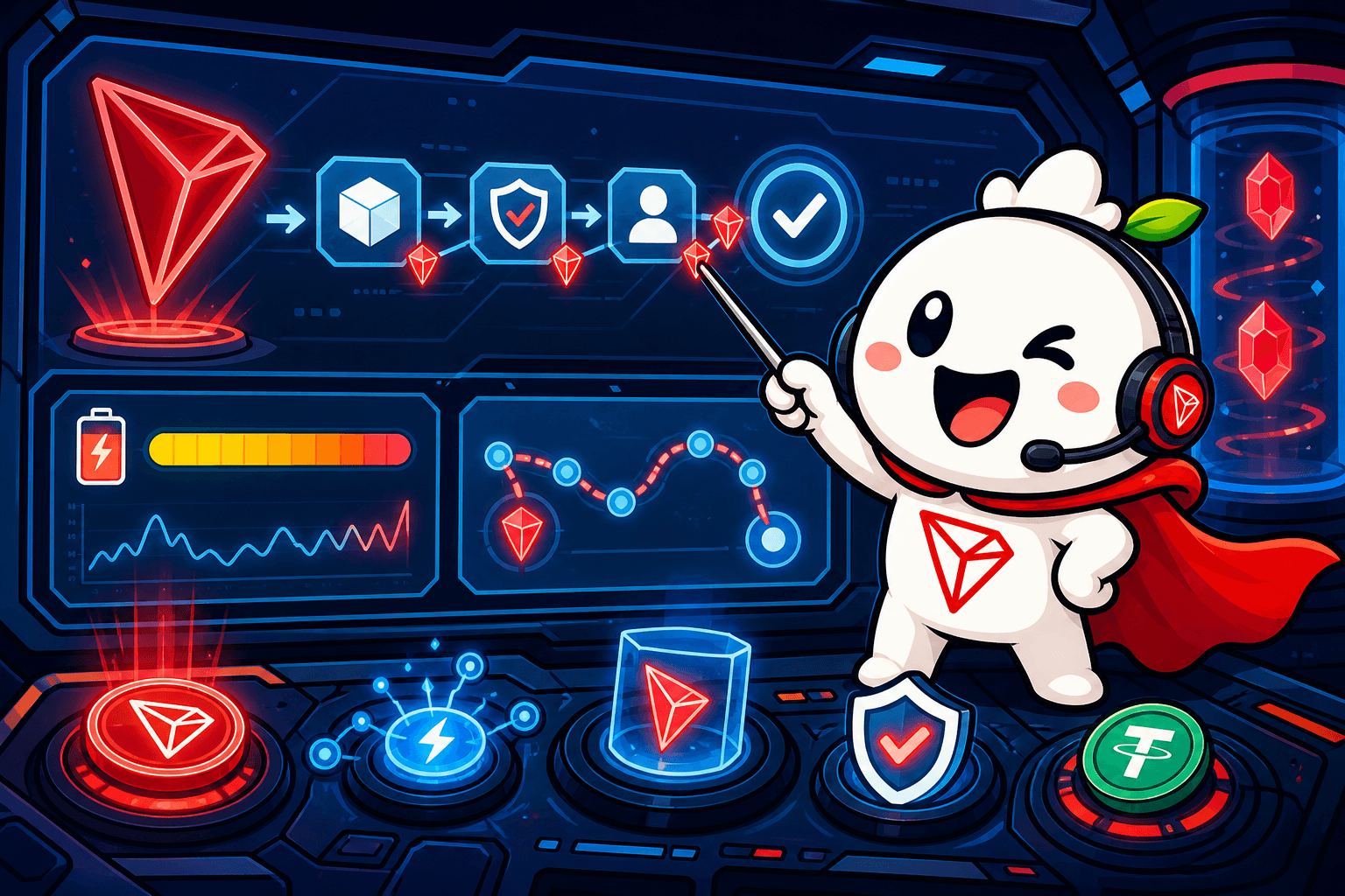 Jak číst záznam transakce TRON jako operátor — Operace | Rent Energy Tron